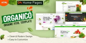 Organic Food Store HTML