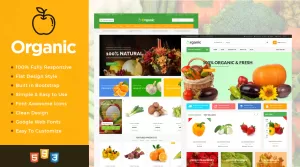 Organic HTML - Food and Restaurant Website Template - Themes ...