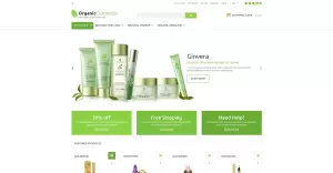 Organic Products Store ZenCart Template - TemplateMonster