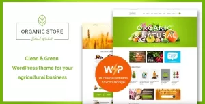 Organic Store  Eco Products Shop WordPress Theme + RTL