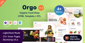 Orgo - Organic & Healthy Diet Food Shop HTML Template