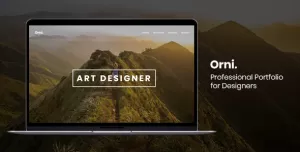 Orni - Professional Portfolio for Designers