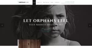 OrphanCare - Child Charity & Fundraising Website Template