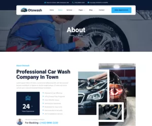 Otowash – Car Washing & Cleaning Services Elementor Template Kit