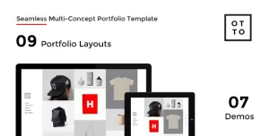 OTTO - Seamless Multi-Concept Portfolio Joomla Template