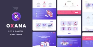 Oxana - SEO & Digital Marketing HTML Template