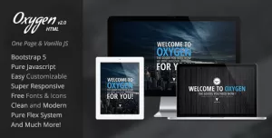 Oxygen One Page Parallax Theme