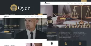 Oyer - Lawyer & Attorney Elementor Template Kit