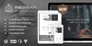 Pablo Guadi - Precious Stones Designer & Handcrafted Jewelry Online Shop WordPress Theme