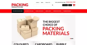 Packing Products PrestaShop Theme