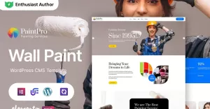 PaintPro - Wallpapering And Painting WordPress Elementor Theme