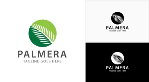 Palmera - Palm Leaf Logo - Logos & Graphics