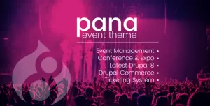 Pana Events Listing and Conference Drupal 10 and 9 Theme