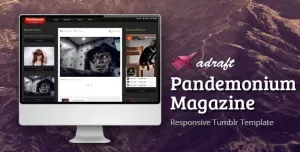 Pandemonium Magazine - Responsive Tumblr Theme