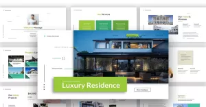 Pandora Luxury Real Estate Keynote Template - TemplateMonster