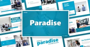 Paradise Technology Presentation PowerPoint template