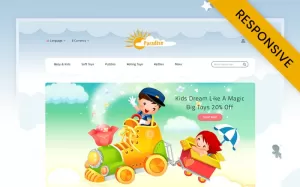 Paradise Toys Store OpenCart Template - TemplateMonster