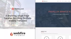 Parallax - Singe Page Scrolling Parallax Template - Themes ...