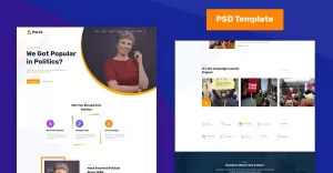 Paret - Political PSD Template