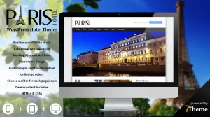 Paris - WordPress Hotel Theme + Booking Function - Themes ...