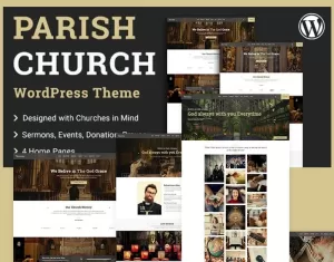 Parish  Church and Temple WordPress Theme - TemplateMonster