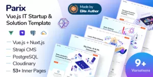Parix - Vuejs Multipurpose IT Startup Template