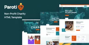 Paroti - Non Profit Charity HTML Template