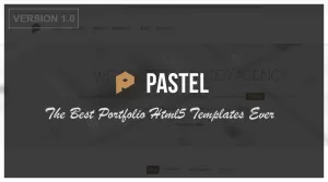 Pastel - Creative Portfolio HTML5 Website Template - Themes ...