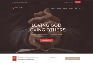 Pastor'e - Church, Religion & CharityTheme
