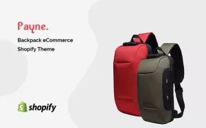 Payne - Backpack eCommerce Shopify Theme - TemplateMonster