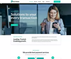 Paytrend - Online Payment Gateaway Elementor Template Kit