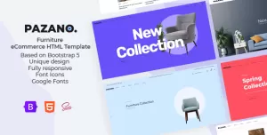Pazano. - Bootstrap 5 Furniture eCommerce HTML Template