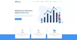Peakex - Financiën Multifunctioneel Infographic WordPress Elementor-thema
