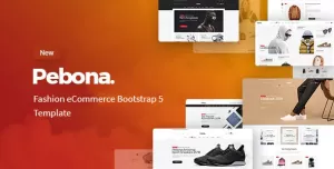 Pebona - Fashion Shop Website Template using Bootstrap