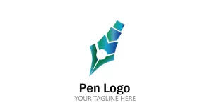 Pen Logo is Used for All Corporate Designs - TemplateMonster
