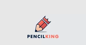 Pencil king Logo Template