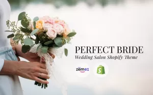Perfect Bride - Wedding Salon Shopify Theme - TemplateMonster