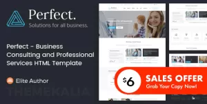 Perfect - Business Consulting and Professional Services HTML Template