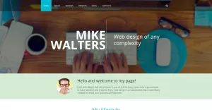 Personal page Drupal Template