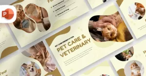 Pet Care and Veterinary PowerPoint Template - TemplateMonster