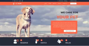 Pet House - Pet Care Service Free Joomla 5 and Joomla 4 Template