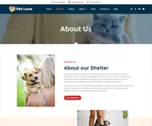 Pet Love - Animal Shelter Elementor Template Kit