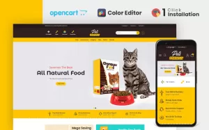 Pets Friendly Pet Store Opencart Theme - TemplateMonster