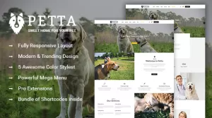 Petta - Joomla Template for Pet Care Service