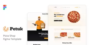 Petuk - Food & Grocery Delivery Figma Template