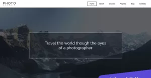 Photo Moments Photo Gallery Website Powered by MotoCMS 3 Website Builder