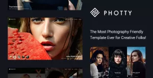 Photography Photty HTML Template