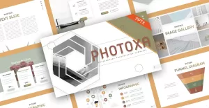 Photoxa Photography Minimalist PowerPoint Template
