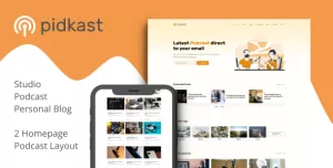 Pidkast - Multipurpose Ghost Podcast Theme for Blog & Magazine