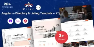Pilar - Directory Listing Angular 17+ Template